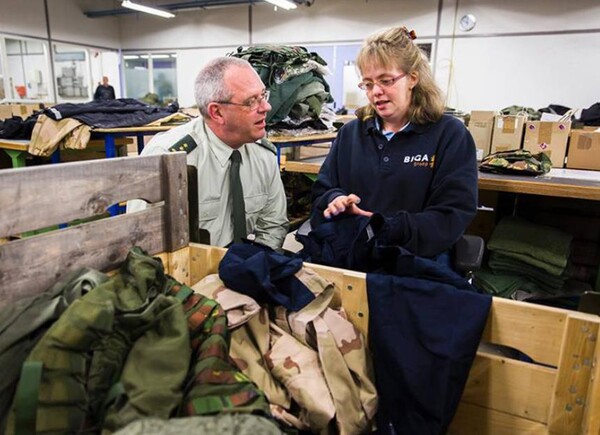 네덜란드국방부는  군인의 유니폼과 개인 물품의 순환 경제에 솔루션을 제공했다. (사진=kpu)