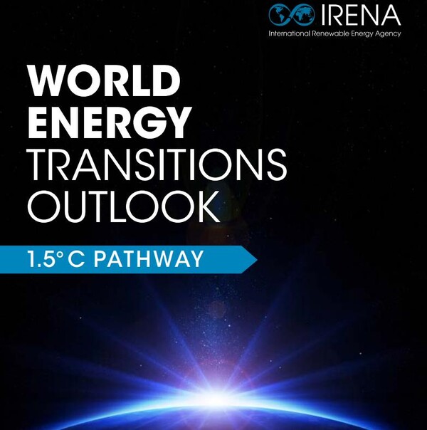 세계에너지전환전망(World Energy Transitions Outlook)은 지구 온도 상승을 1.5°C로 달성하기 위해서는 2030년까지 총 57조 달러 투자가 필요하다는 분석이 나왔다. (사진=irena 보고서)
