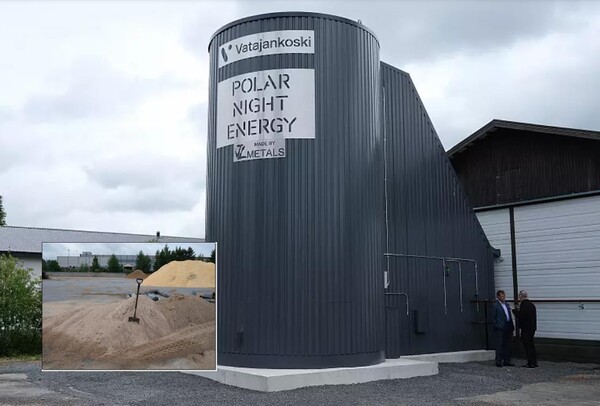 '모래 배터리'에 저장된 태양 에너지 기술. (사진=Polar Night Energy)