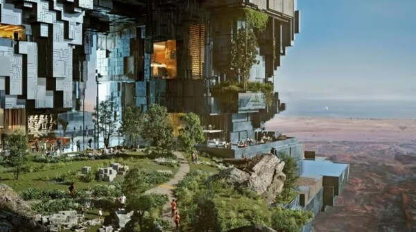 자동차 없는 유토피아 미래형 메가시티. (사진=NEOM)