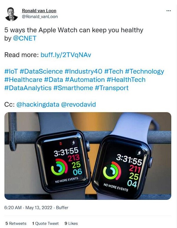 (사진=로날드 반 룬 트윗 캡처)