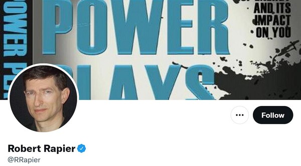  ‘로버트 라피에르(Robert Rapier)’는 포브스에 “세계는 원자력 없이는 순 제로 배출량에 도달하지 못할 것입니다.”라는 제목으로 2022년 8월 31일 기고문을 실었다.(사진=라피에르 트윗)