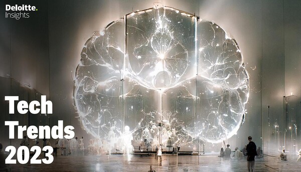 딜로이트는 2023년 6가지 기술 트렌드는 몰입형인터넷, 인공지능, 멀티클라우드, 이미지제작의 기술인력, 분산형 아키텍처, 메인프레임의 연결 및 확장성을 중요한 이유로 인식했다.(사진=딜로이트)