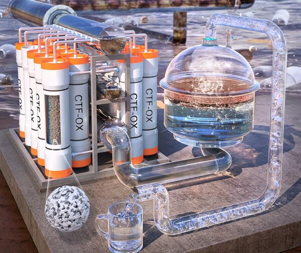 물 여과 시스템 프로토타입에 대한 아티스트의 인상(사진=대구경북과학기술원/DGIST)