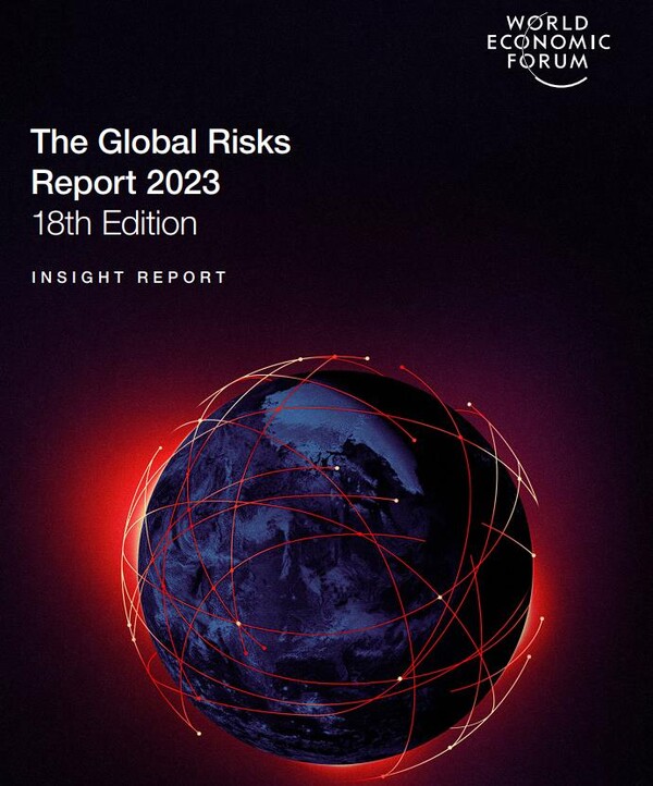 세계경제포럼은‘2023년 다보스·글로벌 위험 보고서’를 11일 발간하고, 8가지의 주제를 발표하였다.(사진=WEF)