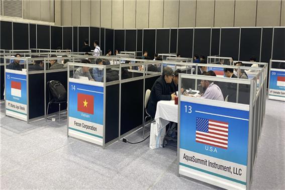 해외 바이어 초청 수출상담회 개최장면.