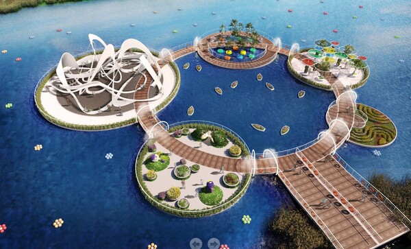 물위의 정원.(사진=순천만정원박람회)