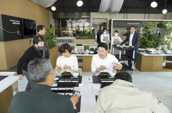 가든스테이에서의 식사도 가능하다.(사진=디지털비즈온 DB)