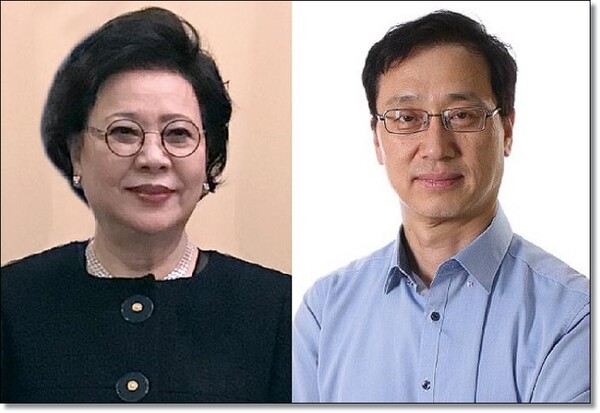 한미약품 송영숙 회장(왼쪽), 박재현 대표이사.