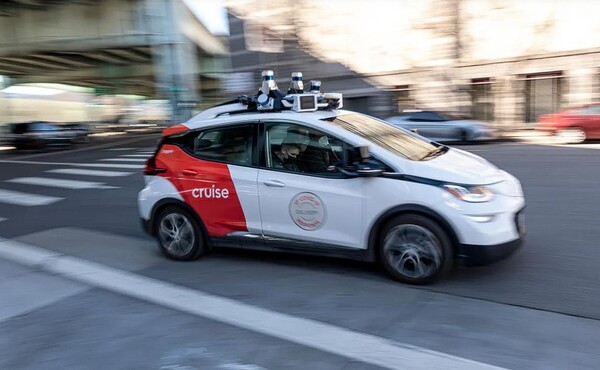 샌프란시스코에서 운영중인 크루즈 자율주행 로보택시.(사진=크루즈)