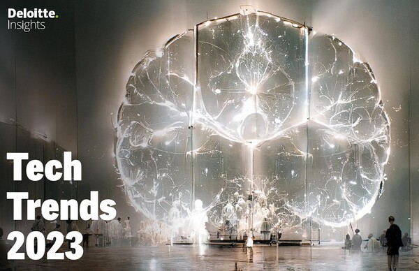 딜로이트가 14번째로 발행하는 ‘테크트렌드’는 정보화 기술(IT)이 궁극적으로 추구하는 이상과 기업 경영자들이 직면한 현실적 비즈니스 이슈 사이 균형을 맞추는 해법을 모색한다.딜로이트 이들 혁신가들과의 대화에서 우리는 정보화기술(IT)의 6가지 거시적 힘(macro force)을 도출해 계속 다듬어왔다고 보고서를 통해 밝혔다.(사진=딜로이트) 