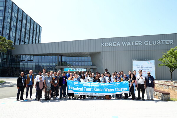 (사진=IWA회장 물산업클러스터 방문)