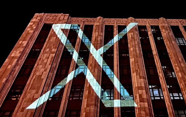 2023년 7월 23일 캘리포니아 샌프란시스코에 있는 본사에 있는 X로고. (사진=일론 머스크/ X)