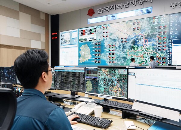 통합운영센터 제어실 [제공=한국지역난방공사]