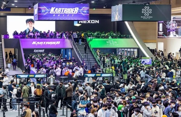 지난해 부산 벡스코에서 열린 '지스타'.(사진=부산시)