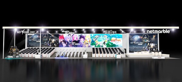 넷마블 지스타 부스 조감도.(사진=넷마블) 