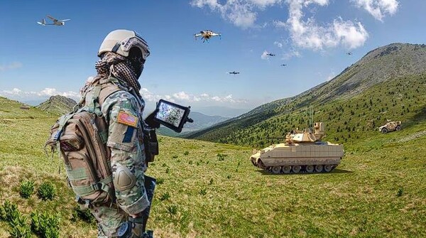 미국은 미래 전장에서 작동하려면 다양한 AI 지원 시스템이 필요할 것으로 예상하고 있다. (사진=Jamie Lear/미군)