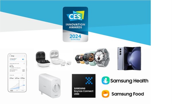 CES 혁신상 로고와 수상 제품 이미지 [제공=삼성전자]