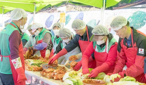 2023년 겨울나기 사랑의  김장 나누기 행사 [제공=한울원자력본부]