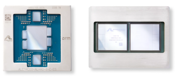 (사진=아마존) AWS Graviton4(왼쪽) 및 AWS Trainium2(오른쪽)