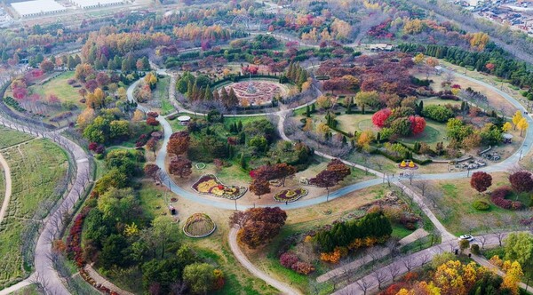 드림파크 야생화단지 테마식물지구 전경(사진= 수도권매립지관리공사)