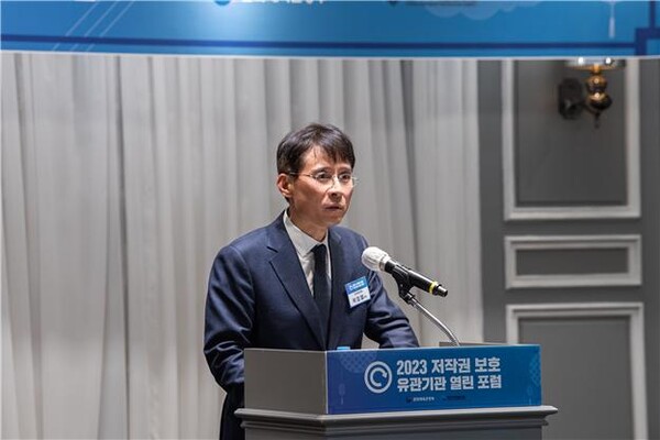 (사진=한국저작권보호원 박정렬원장)