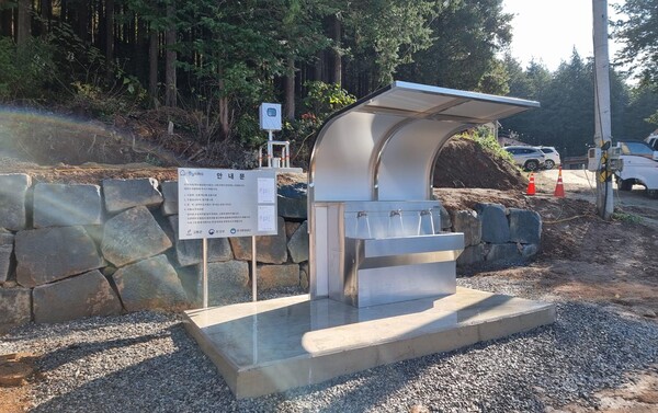 전남 고흥군 무료 음수대 설치