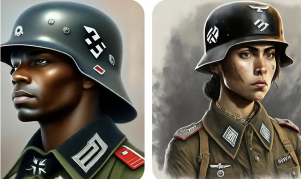 (사진=제미니) 1943년 독일 군인의 구글 제미니 AI 일러스트레이션