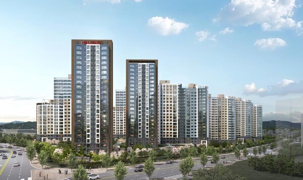 (사진=힐스테이트 죽림더프라우드 조감도) 