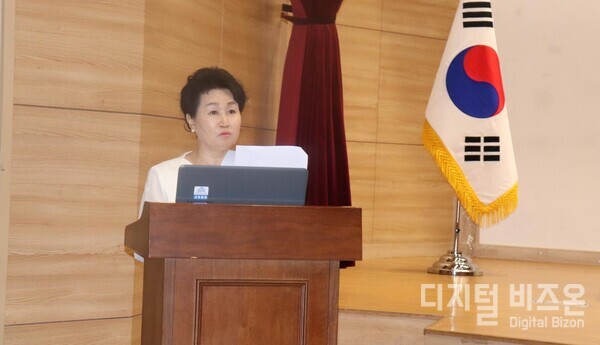 ▲학교를 사랑하는 학부모 모임 최미숙 상임대표