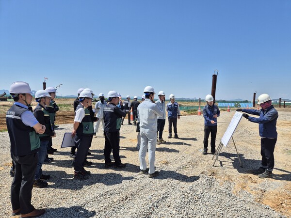 ▲현장안전점검 사진