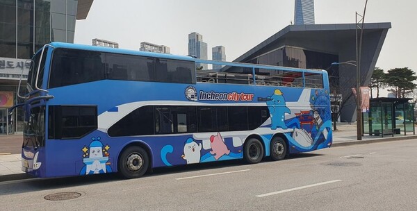 ▲인천시티투어 2층버스 
