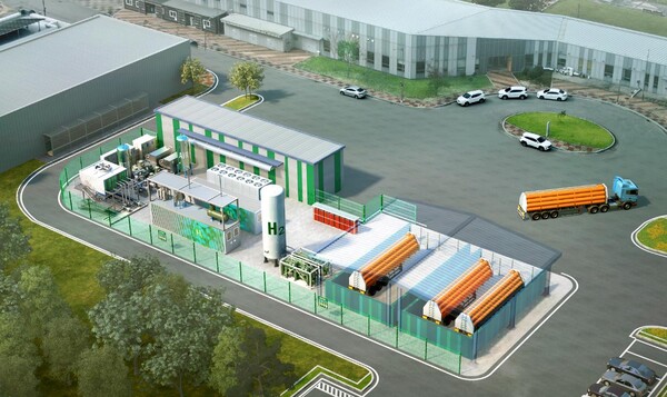 전북 부안 수전해 기반 수소생산기지 조감도