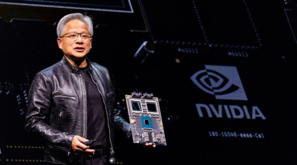 (사진=게티 이미지) 엔비디아의 공동 창립자 겸 CEO인 젠슨 황(Jensen Huang)이 2024년 6월 2일 타이베이에서 연설하고 있다.