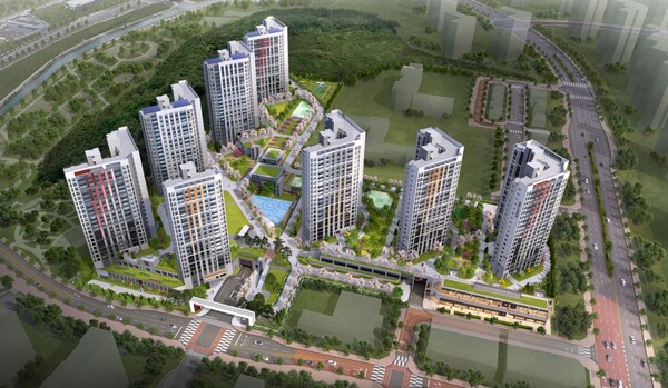 ▲'힐스테이트 동탄포레' 조감도