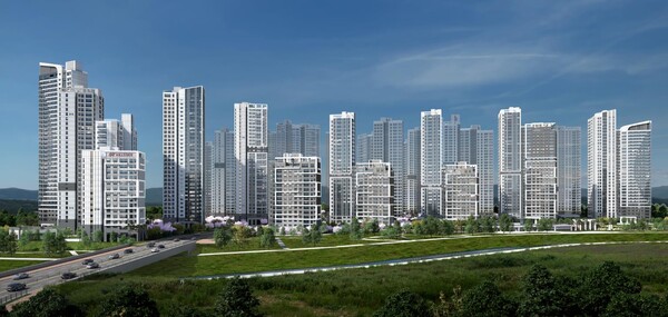 ▲ 힐스테이트 도안리버파크 조감도