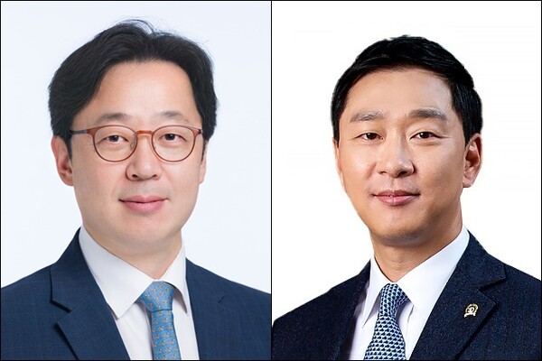 사진 = (좌) 김민영 동아쏘시오홀딩스 사장 (우) 정재훈 동아ST 사장