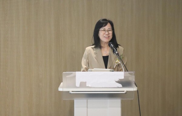 ▲경기환경에너지진흥원 김혜애 원장 축사