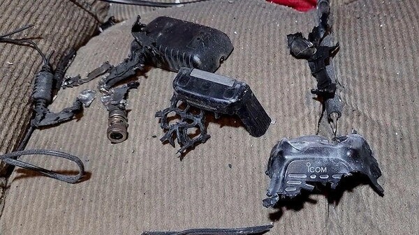 레바논 동부 바알베크에서 폭발한 소형 무전기(사진=AP,연합뉴스) 