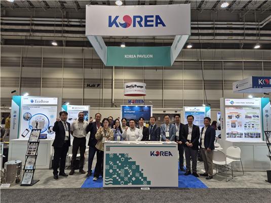 2024 WEFTEC 한국관 참여기업 관계자