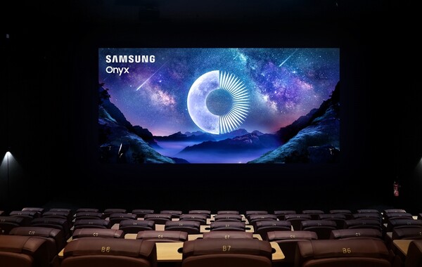 ▲ 삼성전자 시네마 LED ‘오닉스(Onyx)’가 유럽 대표 극장 체인 파테 시네마(Pathé Cinémas)가 새롭게 개관한 프랑스 파리의 영화관 ‘파테 팰리스(Pathe Palace)’에 설치된 모습