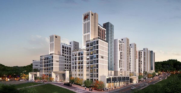 현대건설, '힐스테이트 등촌역' 투시도