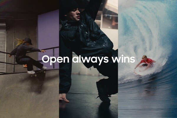 ▲ 삼성전자의 2024 파리 올림픽·패럴림픽 캠페인 다큐멘터리 3부작 ‘Open always wins’ 타이틀 이미지
