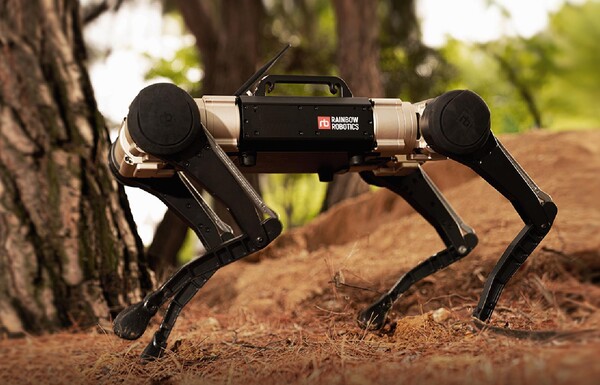 사족보행 로봇, RBQ  시리즈는 레인보우로보틱스에서 자체개발한 사족보행 로봇.  (사진=레인보우로보틱스) 