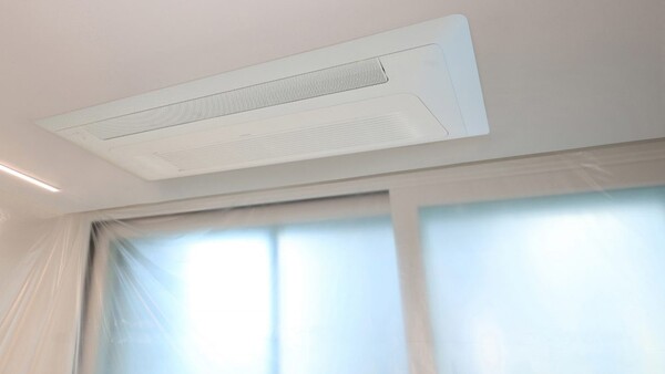 ▲ ‘삼성 인테리어핏 키트’로 비스포크 무풍 시스템에어컨을 설치한 제품 모습
