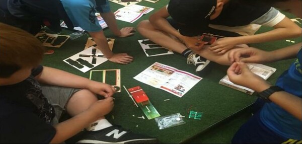 △ 2017년 CFI에너지미래관에서 진행된 에코패밀리 환경 체험 사진자료