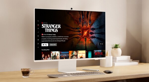 ▲삼성전자 스마트모니터에서 더 선명한 화질을 제공하는 ‘HDR10+(High Dynamic Range 10+)’ 기술을 적용한 넷플릭스 콘텐츠를 즐길 수 있다.