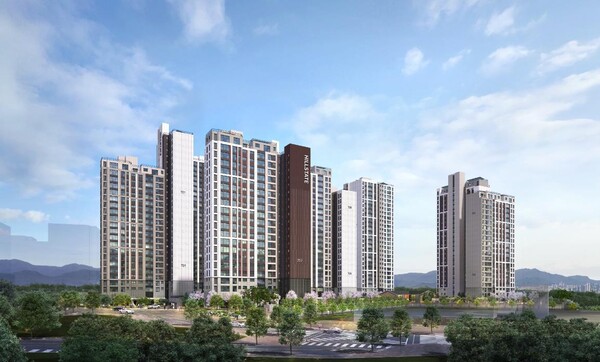 현대건설이 경기 용인시 처인구 남사(아곡)지구 일대에 선보이는 ‘힐스테이트 용인마크밸리’가 오는 10일 견본주택을 개관한다. 