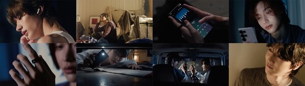 ▲ 삼성전자와 협업한 글로벌 K팝 아티스트 ‘라이즈(RIIZE)’의 신규 앨범 ‘오디세이(ODYSSEY)’ 프리미어 영상 캡처 이미지