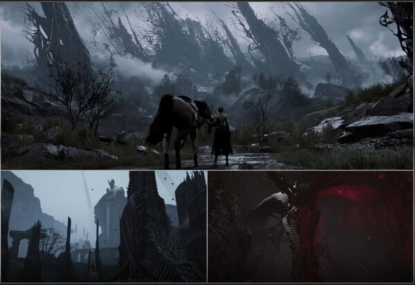 ▲ 독창적이면서도 장엄한 분위기의 환경들